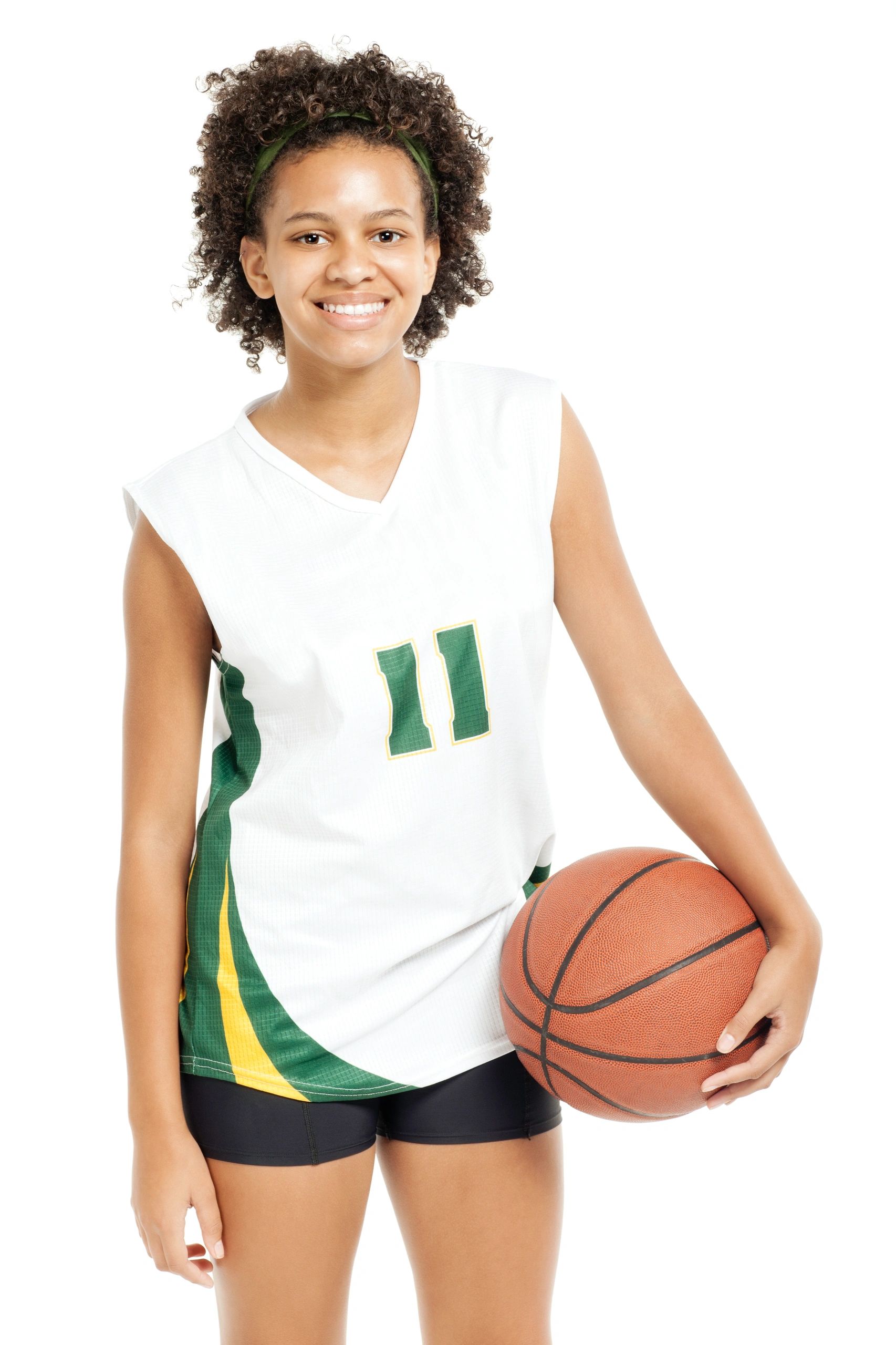 Teen athlete portrait