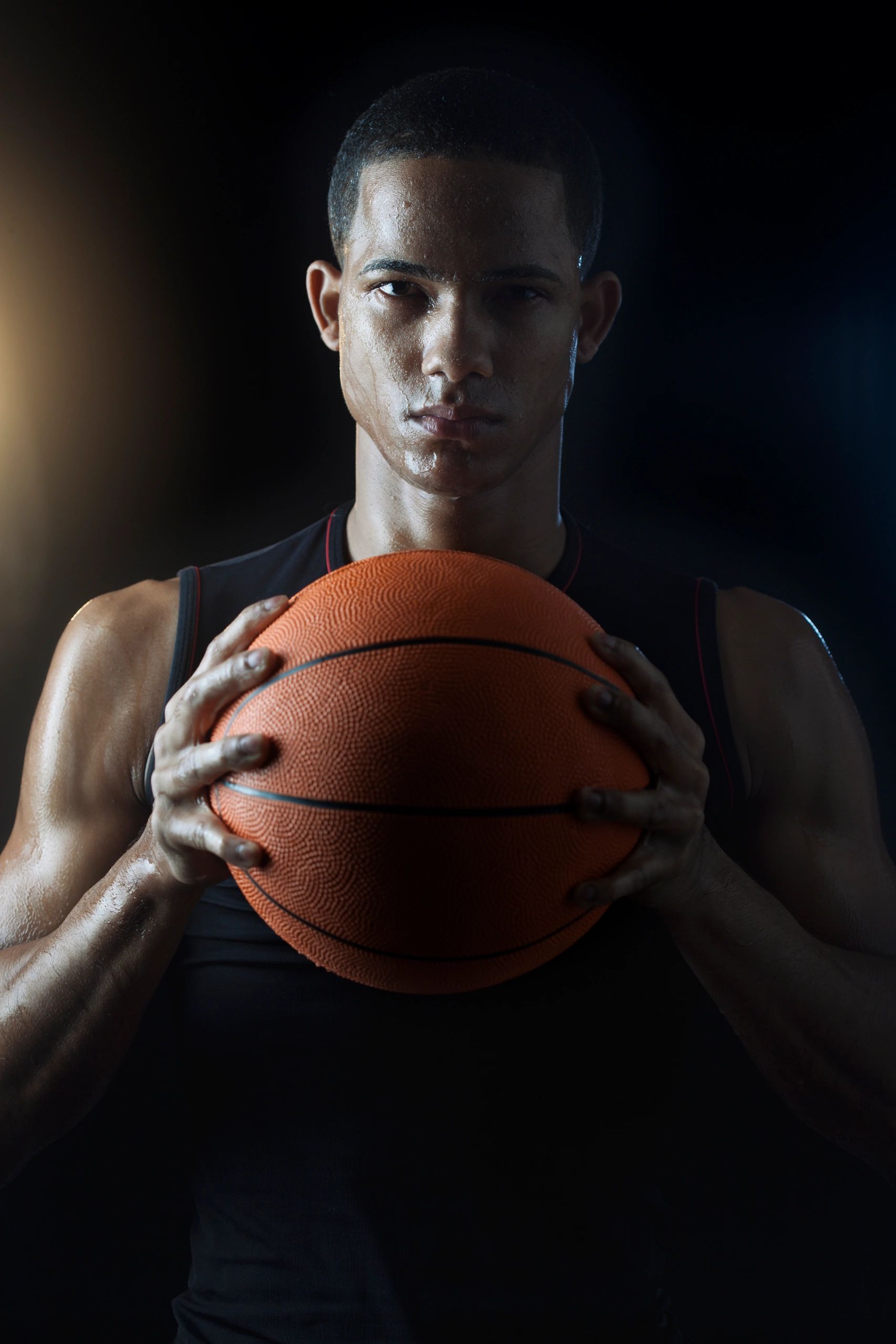 Basketball athlete portrait